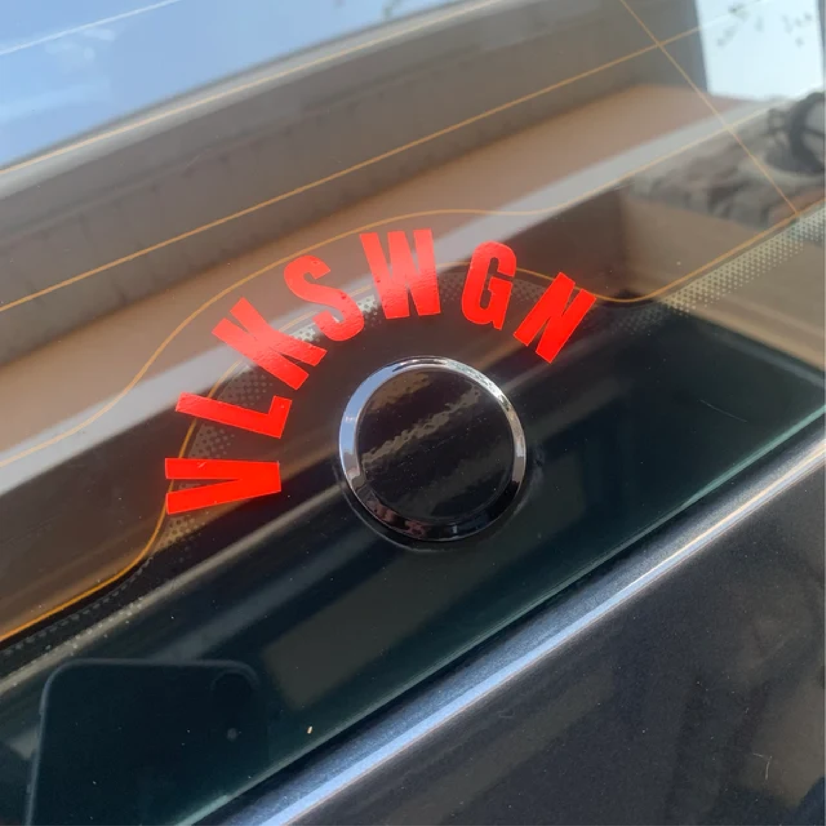 VLKSWGN Rear Wiper Windshield Decal