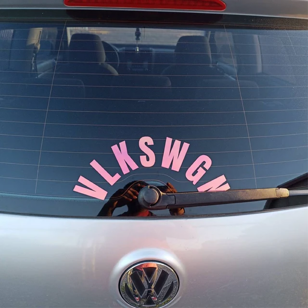 VLKSWGN Rear Wiper Windshield Decal